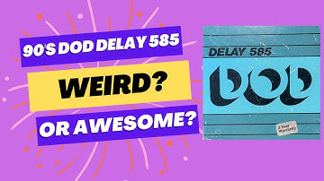 DOD Delay 585 Pedal Demo
