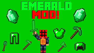 Minecraft Mod Showcase:The Emerald Mod!