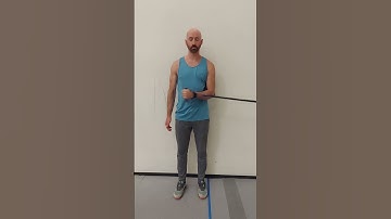 Standing Shoulder Internal Rotation with Resistance Band Oscillations