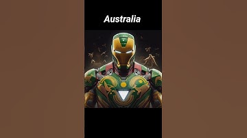 Countries as Ironman AI generated (Part-2) #ironman #shorts #youtubeshorts #marvel