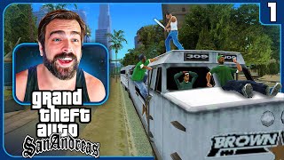 Here We Go For The FIRST Time! - Grand Theft Auto: San Andreas - Part 1 (Full Playthrough) screenshot 5