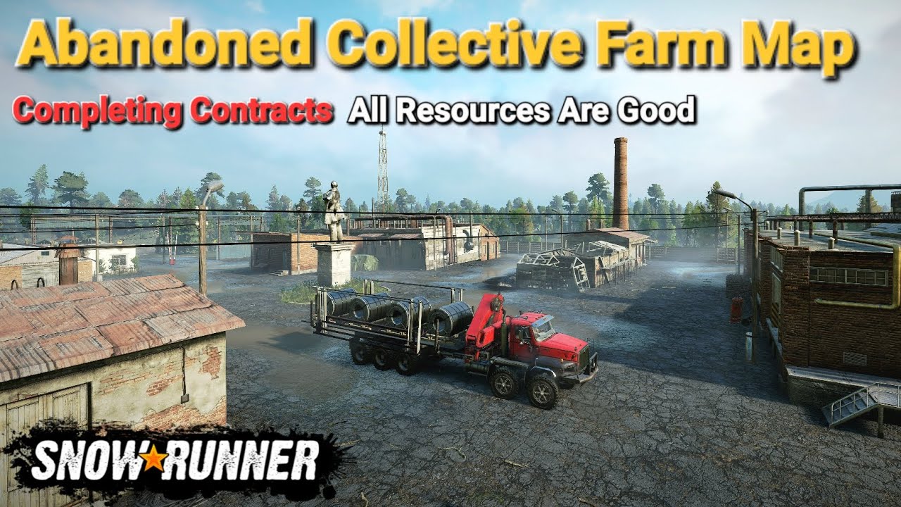 New Map Abandoned Collective Farm Contracts All Resources Are Good In ...