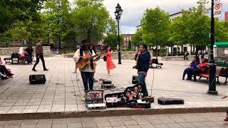 A Native American Band playing beautifully composed instrumental