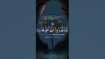 وما قدروا الله حق قدره #سورة الزمر #القارئ عمر شامي #shami1wan