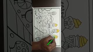 🍬 Candy Land Drawing | Imaginary Drawing #youtubeshorts #shorts  @VipulSwamiArts