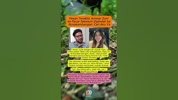 Pesan Terakhir Ammar Zoni ke Pacar Sebelum Dipindah ke Nusakambangan: Cari Aku Ya #fypyoutube #fyp