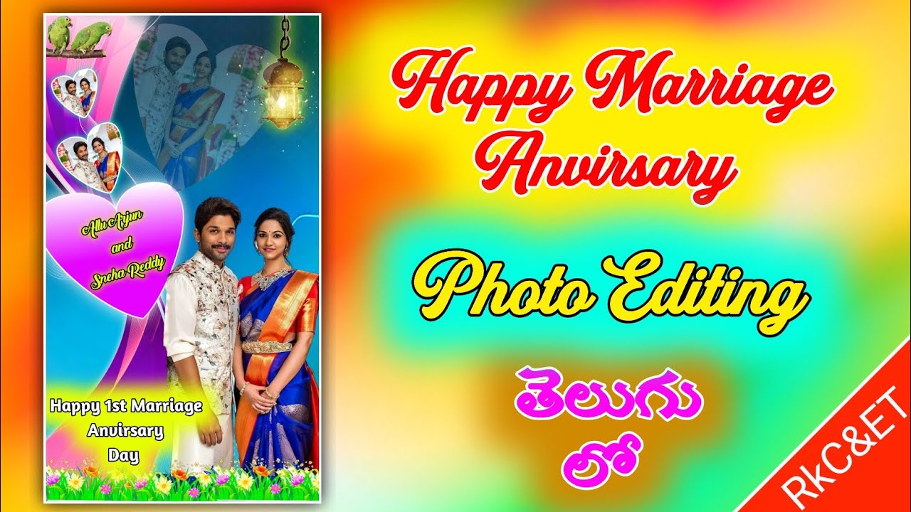 Happy marriage anniversary photo editingMarriage Anvirsary editing1st