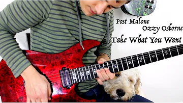 Post Malone, Ozzy Osborne - Take What You Want - Electric Guitar Cover