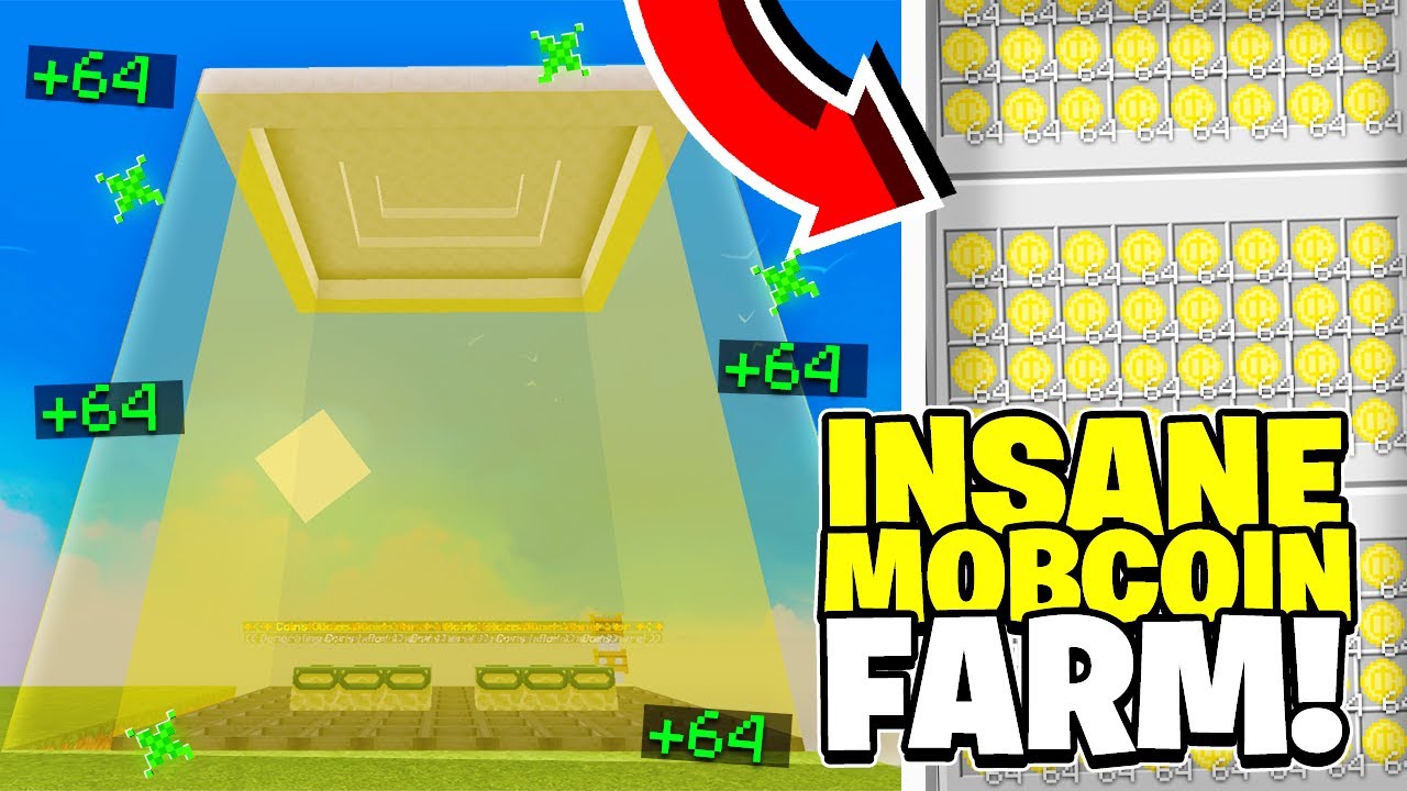 ⁣*INSANE* MOBCOIN FARM MAKES US 100,000+ MOBCOINS DAILY! | Minecraft OP Skyblock | FadeCloud #4
