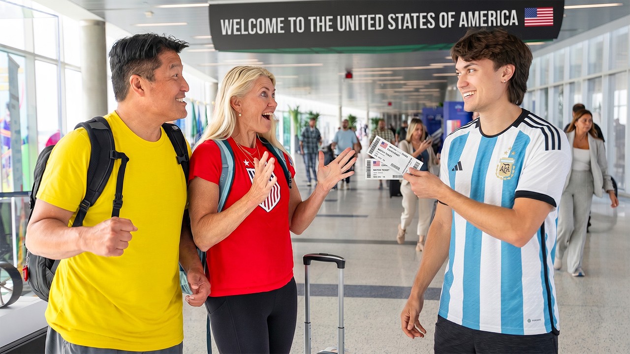 Surprising My Parents with World Cup Tickets, on YouTube
