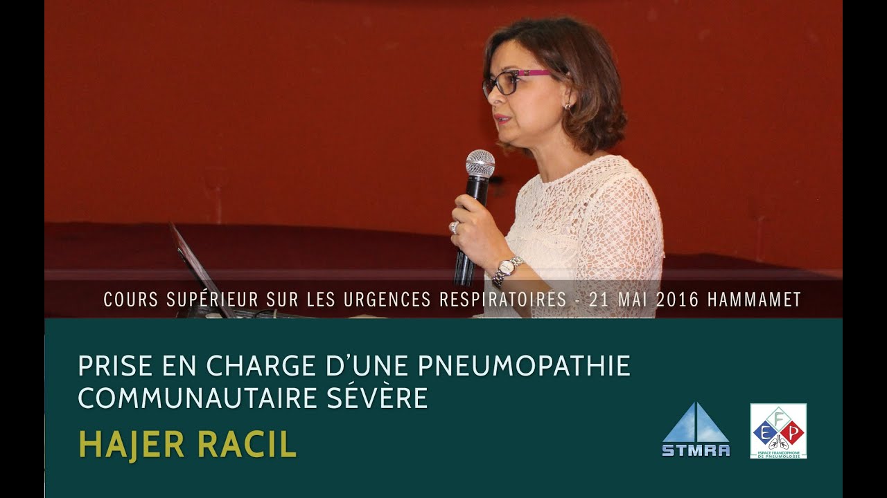 Prise en charge d'une pneumopathie communautaire sévère. Hajer RACIL