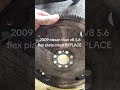AFTER INSTALLING THE USED MOTOR, I NOTICED THE FLEX PLATE HAD A CRACK AND HAD TO REPLACE IT
