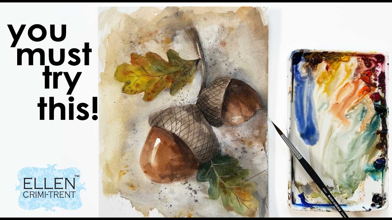 Акварельные техники для впечатляющих результатов!