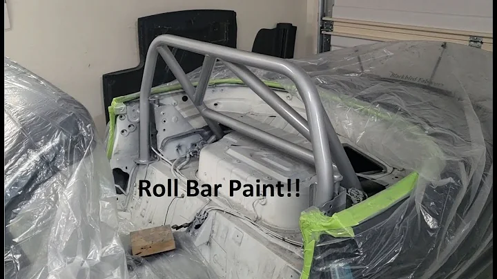 Miata Interior Paint Prep & Roll Bar Paint!