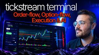 tickstream terminal Walkthrough: GEX Levels, Liquidity Heatmap, L3 Order Book & AI in ONE Platform