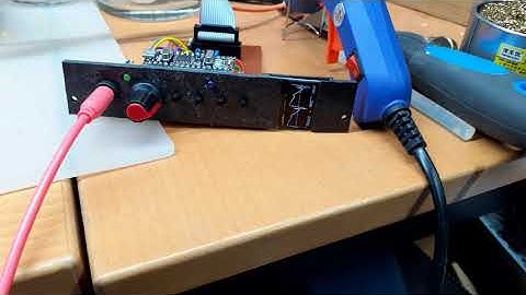 Wave folder and arduino euro rack format oscilloscope