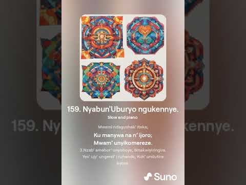 159. Nyabun'Uburyo ngukennye.