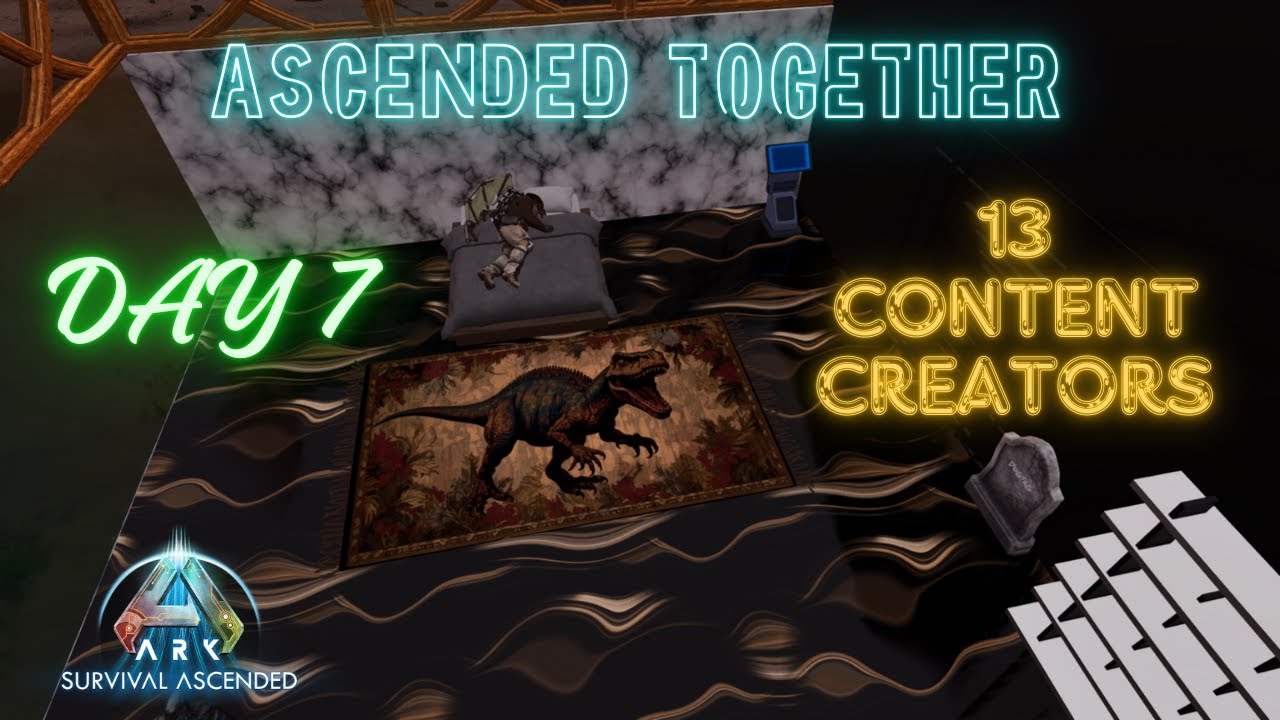 Day 7 Progress & Base Tour - Ascended Together - YouTube