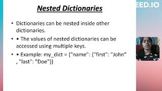 Introduction to dictionary in python # python programming