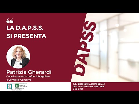 La D.A.P.S.S. si presenta: Patrizia Gherardi