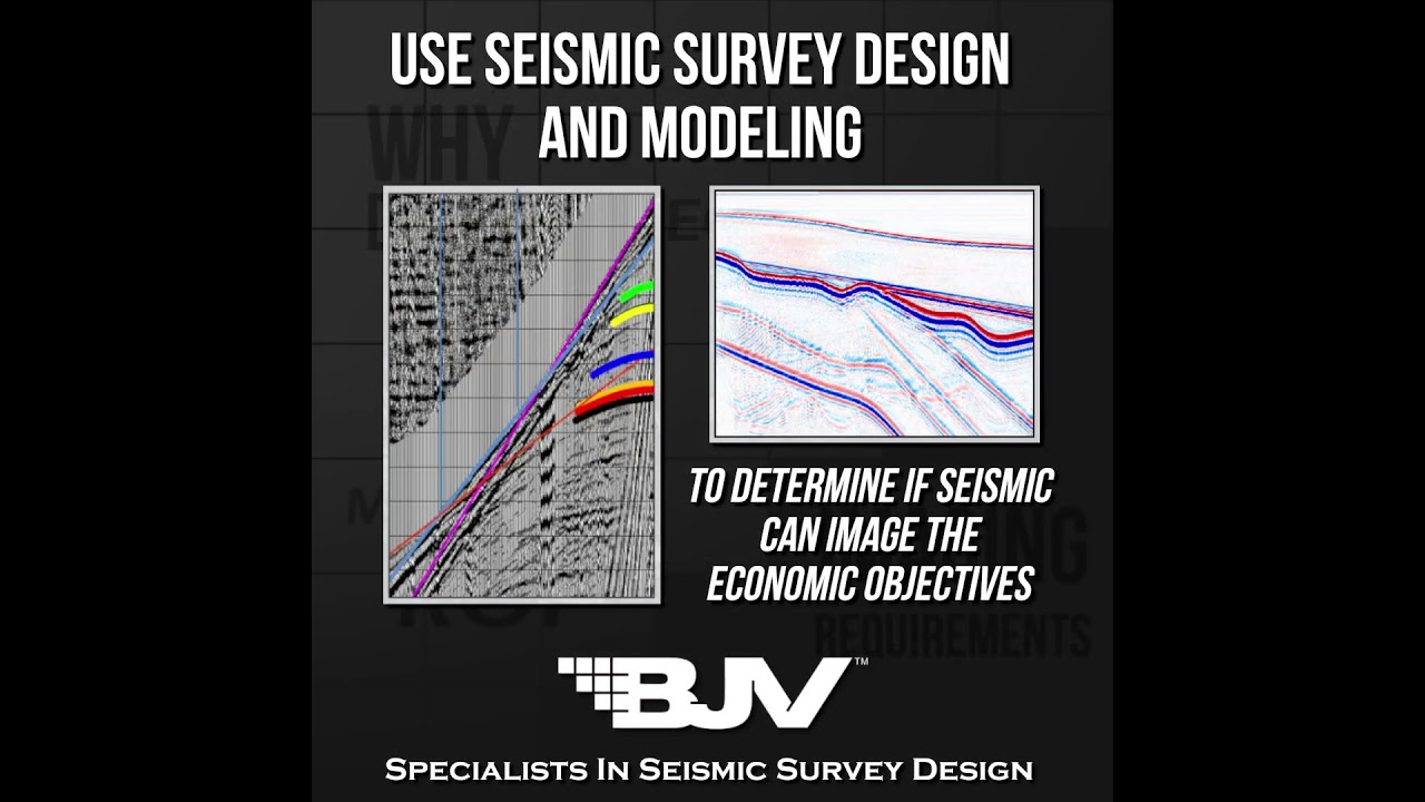 Imaging requirements of your Seismic Survey Exploration Project