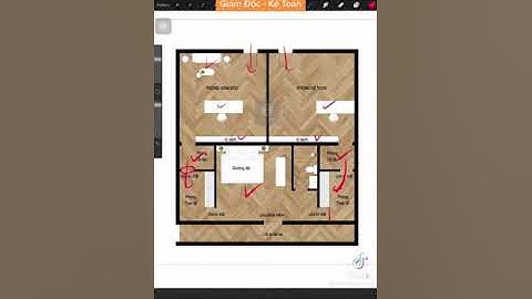 Phòng làm việc Giám Đốc và Kế Toán thông nhau