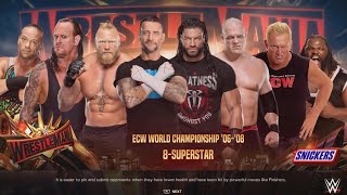 WWE FULL MATCH: CM PUNK VS SANDMAN VS REIGNS VS BROCK VS UNDERTAKER VS RVD VS KANE VS MARK HENRY