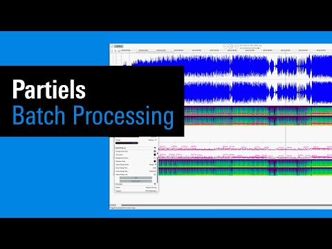 IRCAM Tutorials / Partiels : Batch Processing