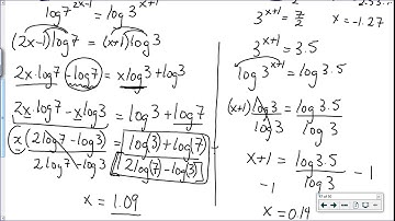 8.4 Logarithmic & Exponential Equations