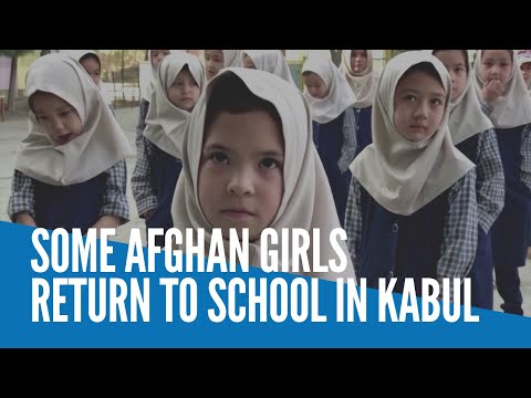 Some Afghan girls return to school in Kabul