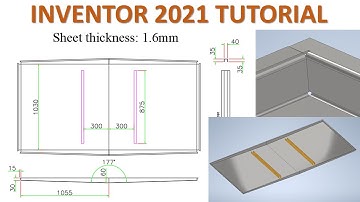 Inventor 2021 Tutorial #210 | 3D Sheet metal design | Transformer 1000KVA Project | Part 1