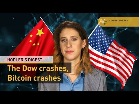 The Dow Crashes, Bitcoin Crashes | Hodler's Digest