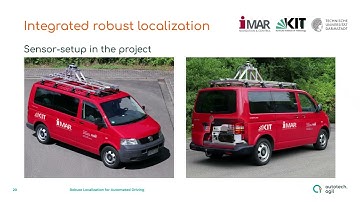 Robust Localization for Automated Driving (Poster Session "Robust Vehicle Automation" @ Final Event)