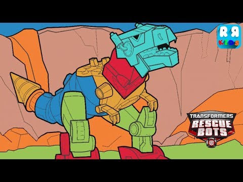 how-to-coloring-optimus-prime-dinobots---transformers-rescue-bots:-dino-island---