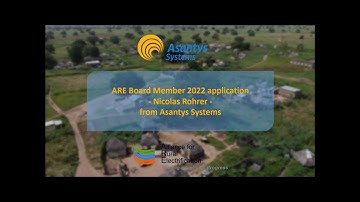 Nicolas Rohrer´s application to the ARE board.