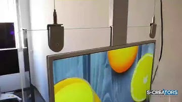 Super-Slim Dual Sided Display High brightness with Integrated Ceiling Mounting Solution