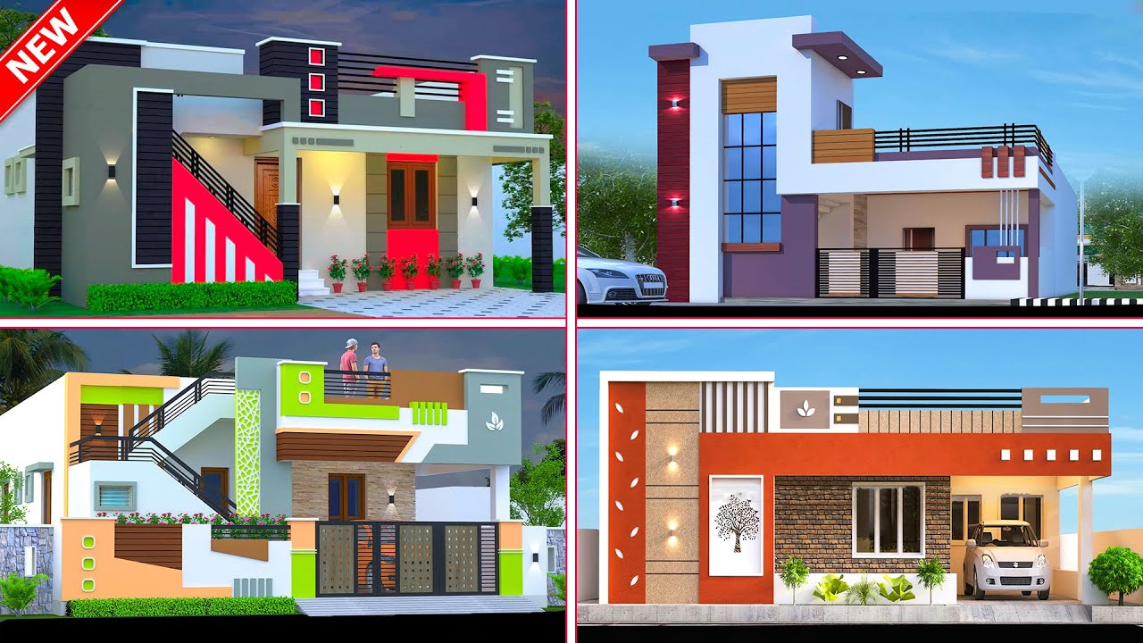 Latest 30 Small House Front Elevation Designs For Village Houses 
