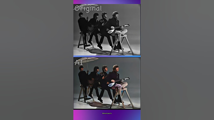 The Beatles - Help! - But every frame is an AI colorized image