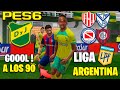 GOL EPICO EN EL ULTIMO MINUTO | LIGA ARGENTINA 2023 | PARCHE PES 6 THE DEN PATCH #4