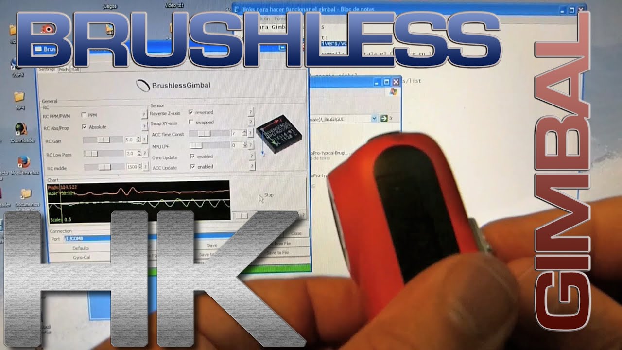 HK Brushless Gimbal Board (setup)