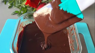 Шоколадная помадка из Шоколада / Шоколадная глазурь за 5 минут !