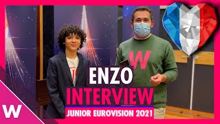 Enzo France Junior Eurovision 2021 Tic Tac Interview