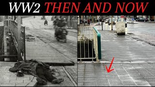 WW2 Battlefields vs What They Look Like Today - THEN and NOW
