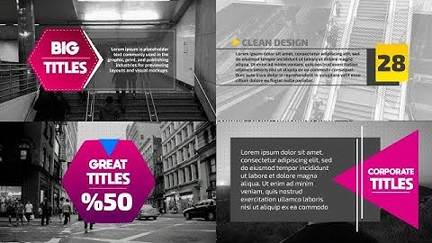 Big Titles & Lower Thirds Motion Graphics Templates