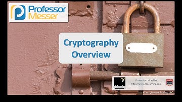 Cryptography Overview - CompTIA Security+ SY0-401: 6.1