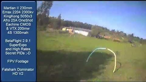 Race Training & Comparison Martian II vs Martian III vs ZMR250 on 4S