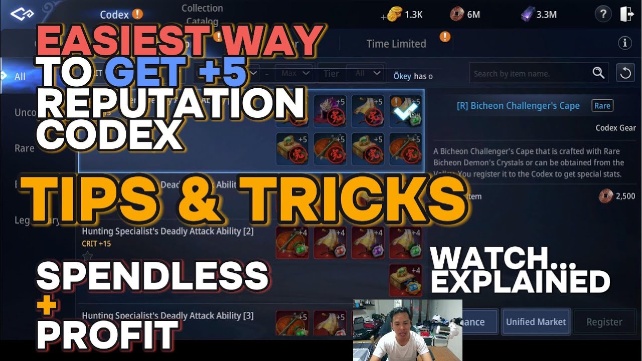 MIR4: CODEX TIPS AND TRICKS 2025