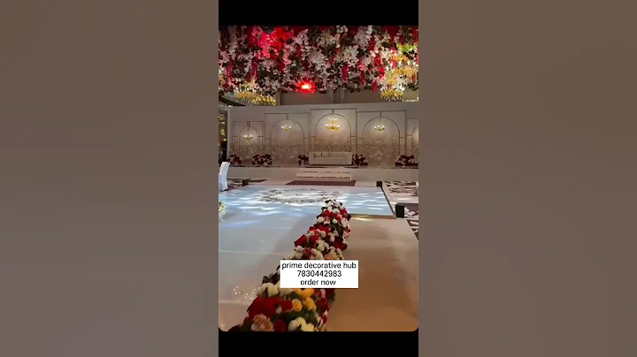 stage flower decoration ideas #wedding #weddingideas #weddingplanner #weddingplanning #shorts #viral