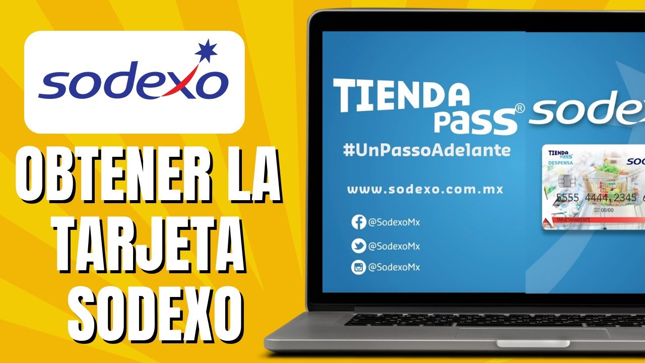 Cómo OBTENER La Tarjeta SODEXO (2024) YouTube