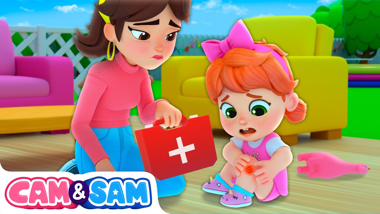 Boo Boo Song 🤕 Ouch! Cam & Sam 💞 Nursery Rhymes & Kids Songs